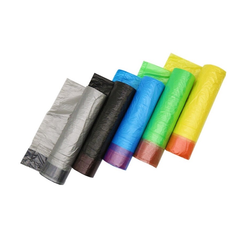 Jual Hk Kantong Plastik Sampah Roll Ukuran 45x50cm Dengan Tali Pengikat Isi 15 Lembar Tas Kresek 4386