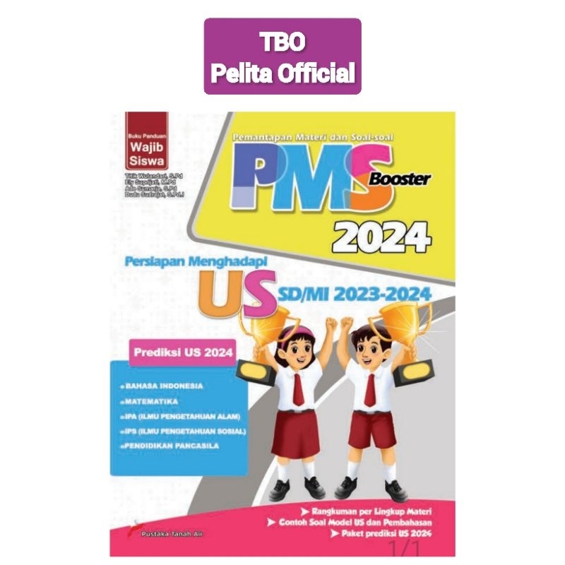 Jual PMS Booster 2024 SD Kelas.6 Pemantapan Menghadapi US 2023/2024 ...