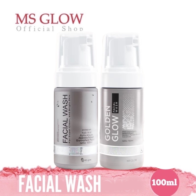 Jual Facial Wash Ms Glow Beauty Skincare Cewek Perawatan Wanita Glowing 