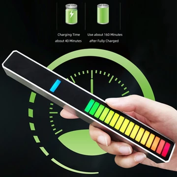 Lampu Led RGB Bar Strip Spectrum Audio Indicator Music Sound Control Led RGB Bar Spectrum Lampu