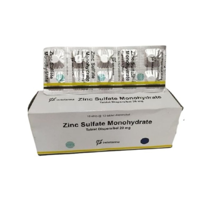 Jual Zinc Sulfate Monohydrate Mg Strip Tablet Shopee Indonesia