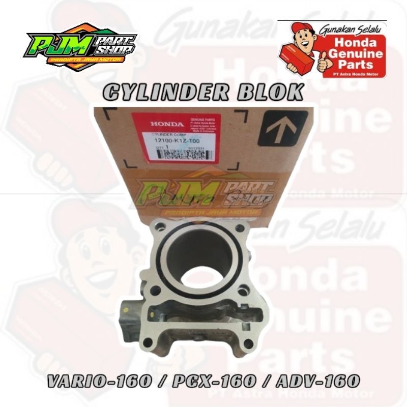 Jual Cylinder Blok Block K1Z ADV PCX VARIO 160 ORI ORIGINAL AHM ...