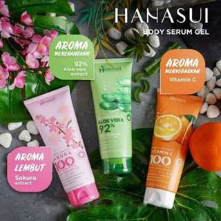 Jual HANASUI BODY SERUM GEL 200ML - HANDBODY LOTION HANASUI | Shopee ...