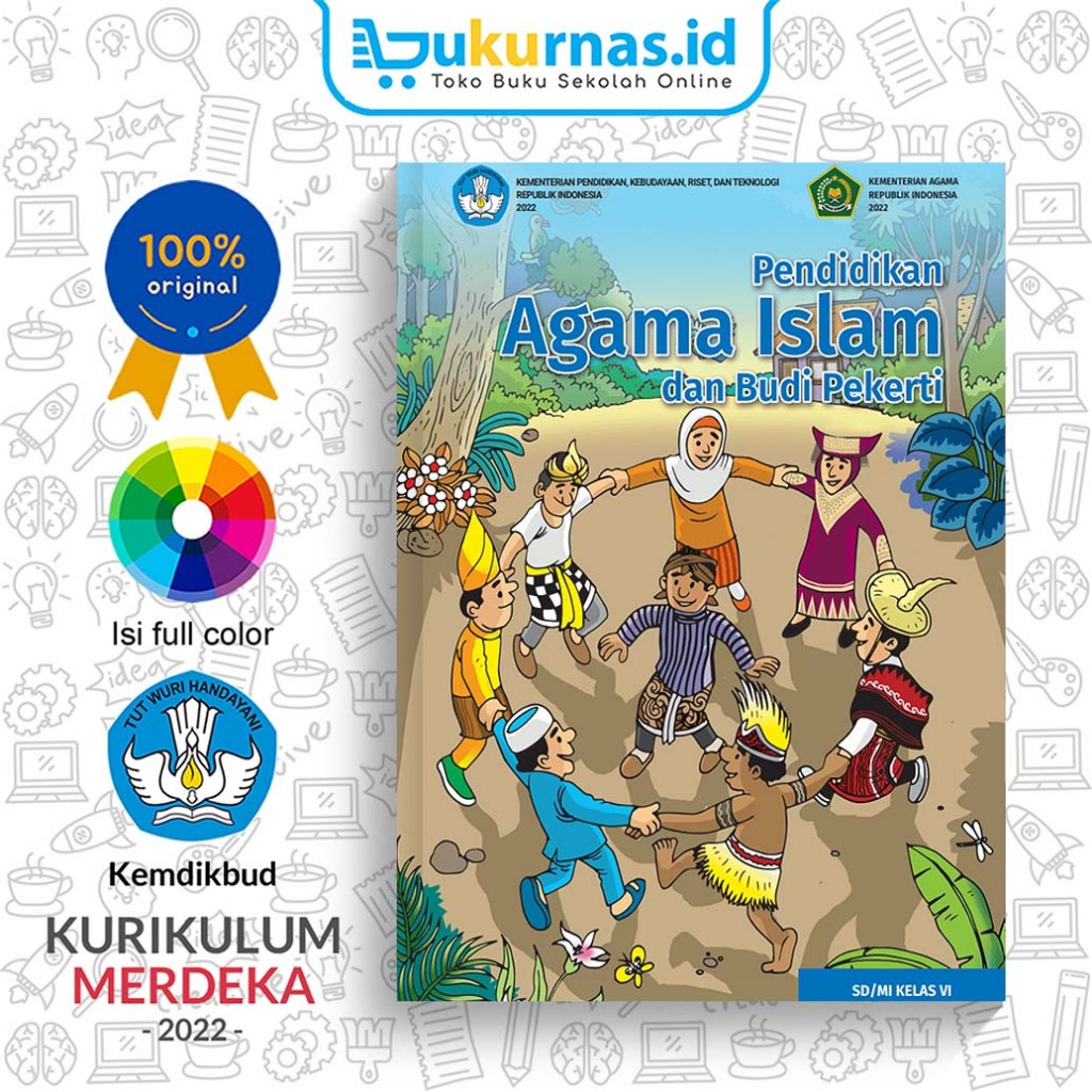 Jual Buku Pendidikan Agama Islam PAI SD/MI Kelas 6 Kurikulum Merdeka ...