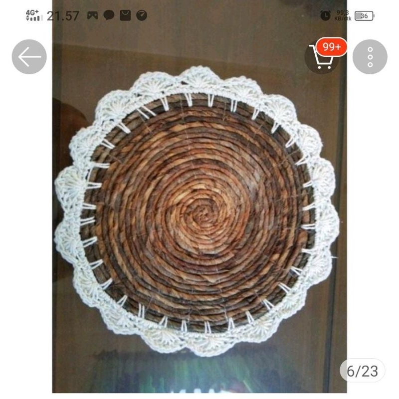 Jual HIASAN DINDING WALLDECOR ANYAMAN BANANA RAJUT MACRAME | Shopee