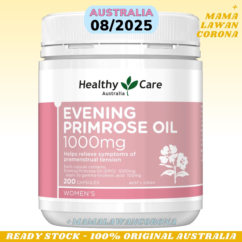 Jual Healthy Care Evening Primrose Oil 200 Capsules 1000mg 1000 mg / Swisse Uliboost Primerose