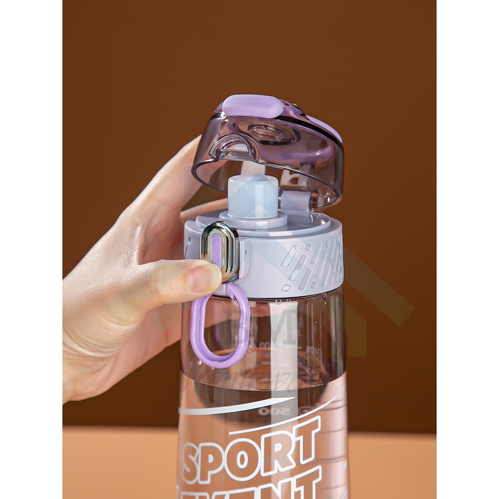 Jual Botol Minum Portable Sport Event 650ml / Botol Olahraga Kantor ...