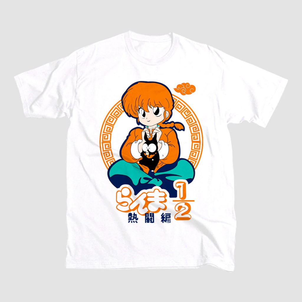 Jual Kaos Ranma Colors 1032 Kartun Anime WHITE | Shopee Indonesia