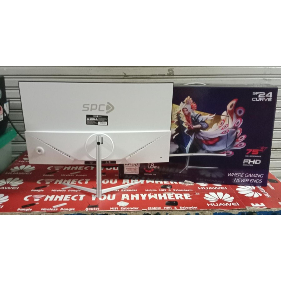 Jual HK - Monitor SPC Gaming LED Full HD 24 inch Curve | Shopee Indonesia
