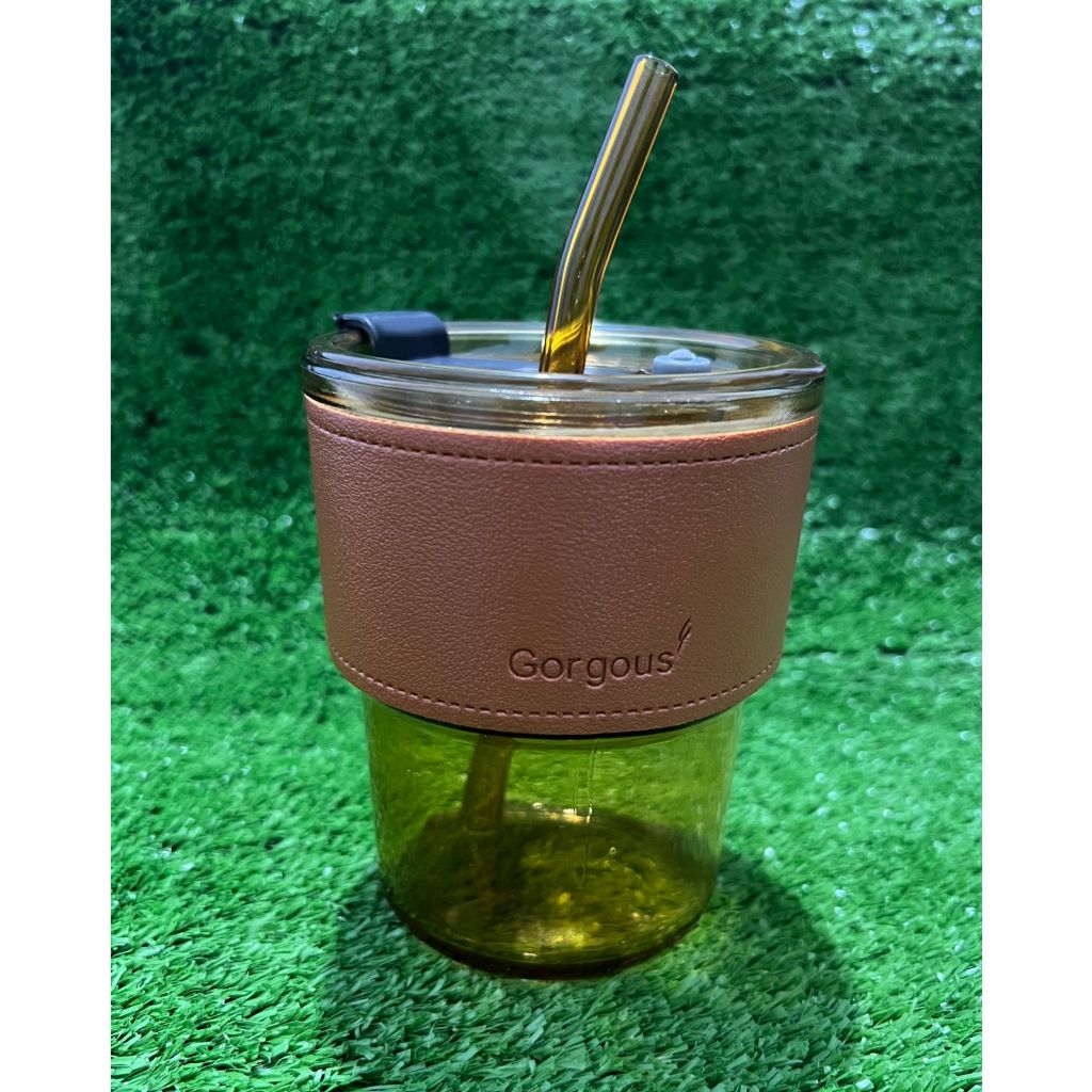 Jual GELAS TUMBLER AESTHETIC GELAS MINUM KACA ELEGAN WATER BOTTLE CUP ...
