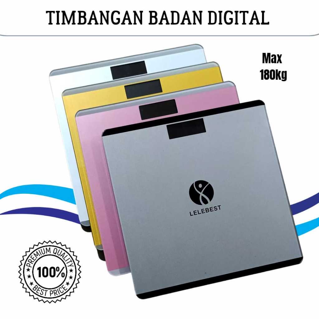 Jual Timbangan Badan Digital Kg Scale Kaca Berat Mini Max Original