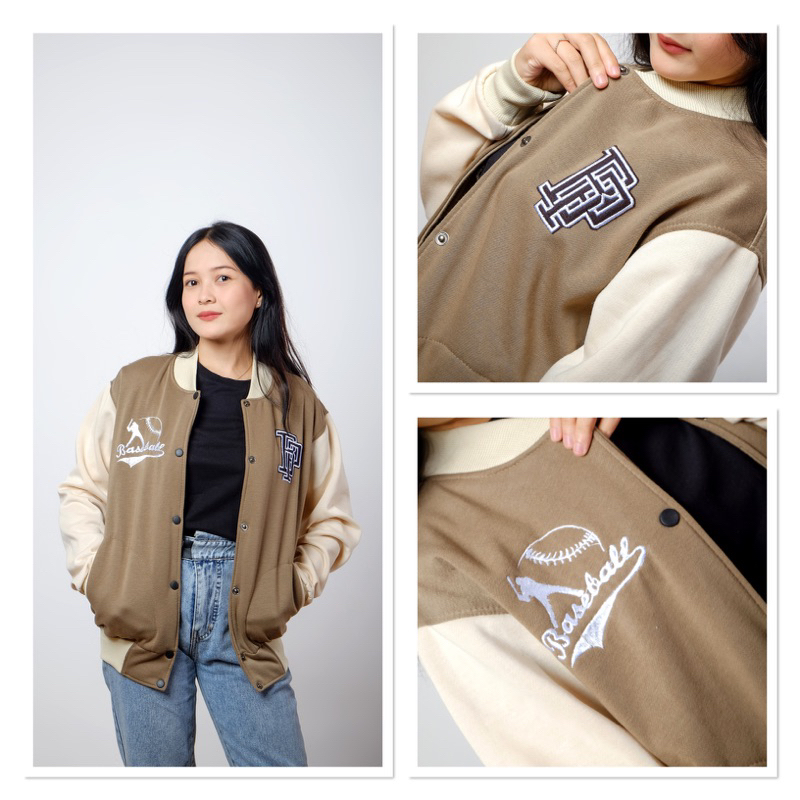 Jual (COD) JAKET BASEBALL VARSITY - BASEBALL JACKET - JAKET VARSITY BP ...