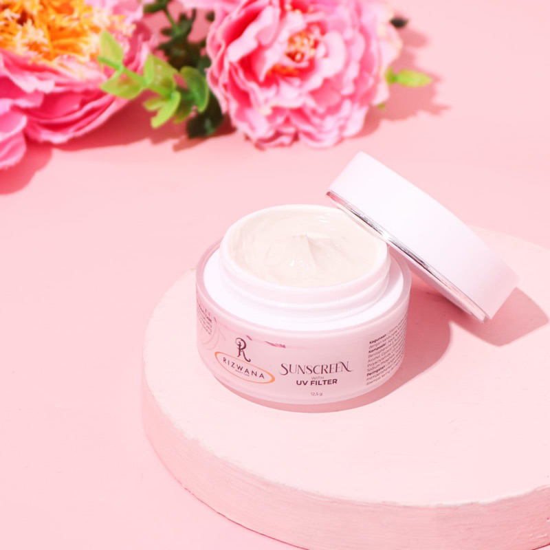 Jual Skincare Sunscreen UV Filter Rizwana Silver Series Pelindung Kulit ...
