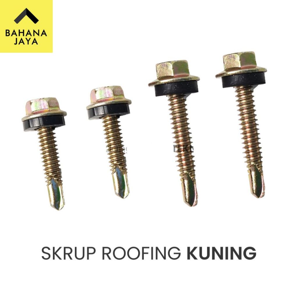 Jual SEKRUP ROOFING KUNING / SKRUP BAJA RINGAN / BAUT BAJA RINGAN ...