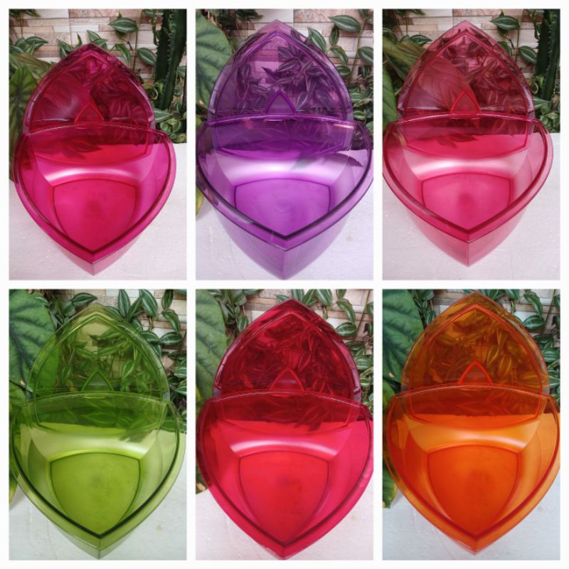 Jual Lotus triangle bowl tupperware (1) / bowl tupperware / mangkok ...