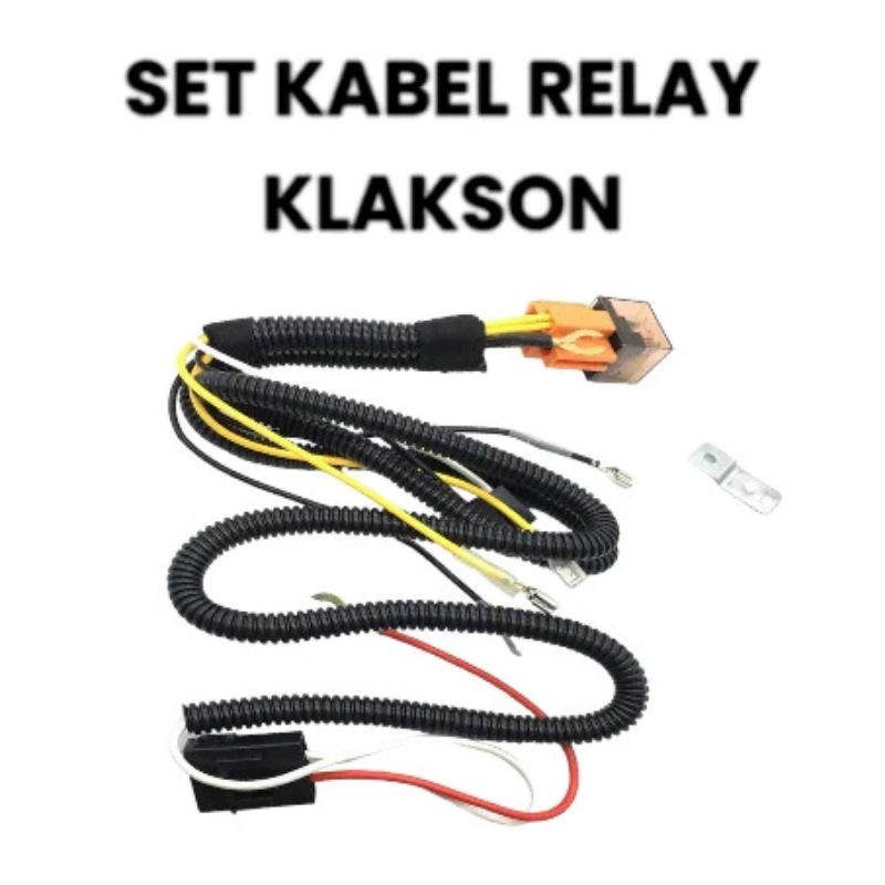 Jual Kabel Relay Klakson Set Kabel set Relay Klakson Keong Plus Relay