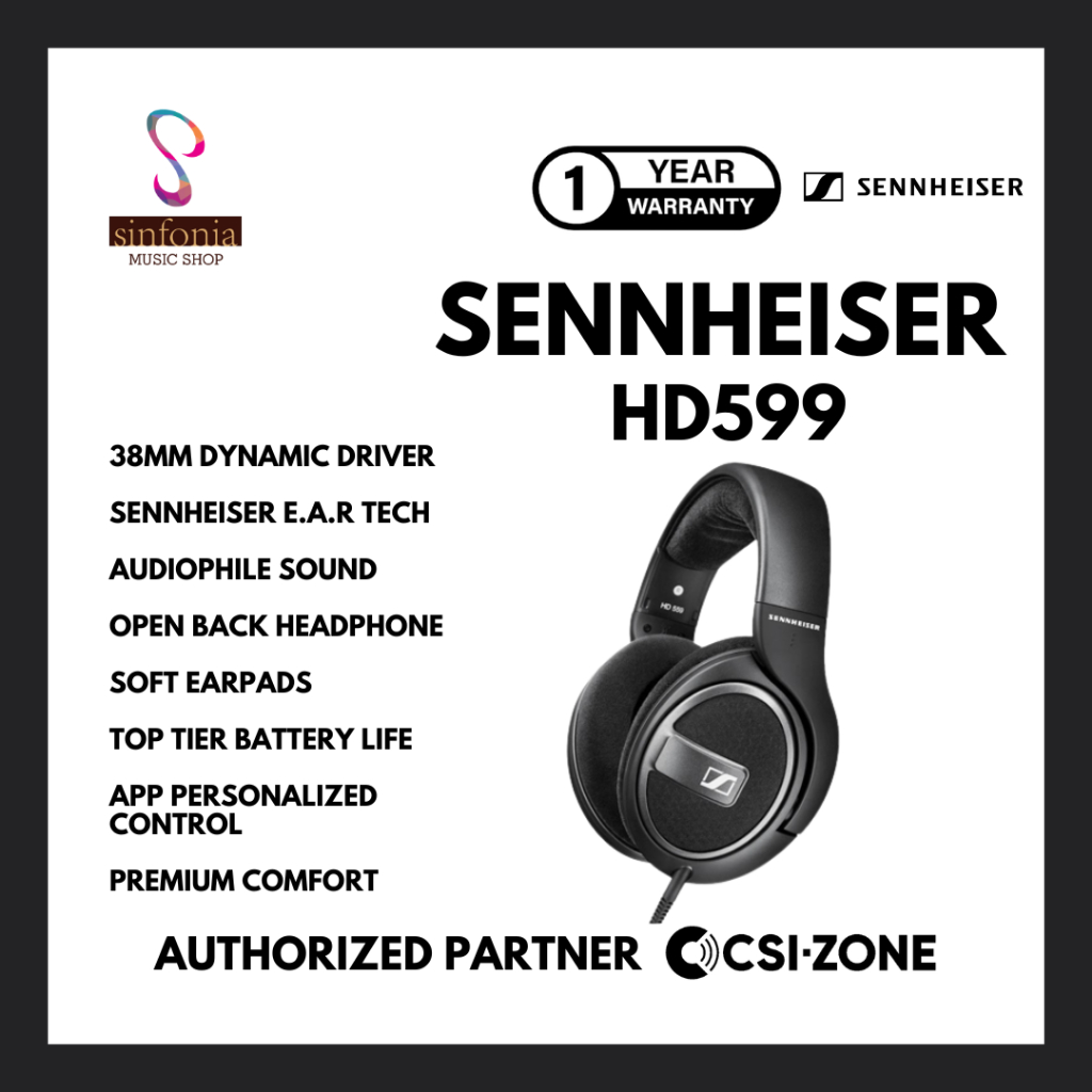 Jual Sennheiser HD559 / HD 559 Hi-Fi Open Back Headphone | Shopee Indonesia