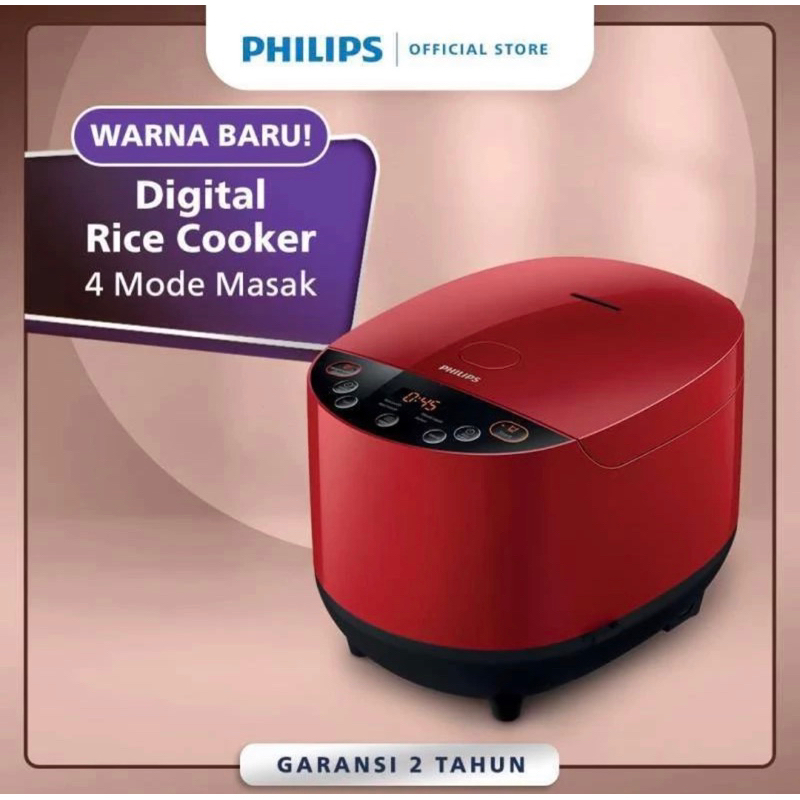 Jual Philips Digital Rice Cooker HD4515 1,8L Low Watt Shopee Indonesia