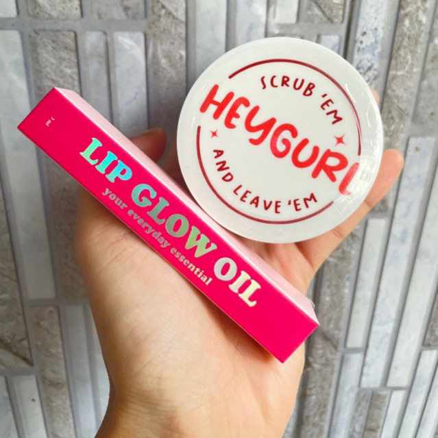 Jual ‼️READY‼️ BPOM Lip Glow Oil by Heygurl/ Hey Gurl Body scrub