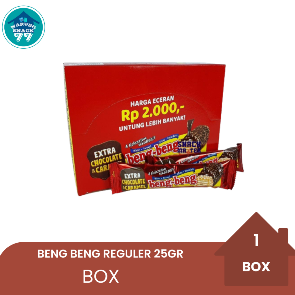 Jual BENG-BENG REGULER EXTRA CHOCOLATE 25 GR BOX | Shopee Indonesia