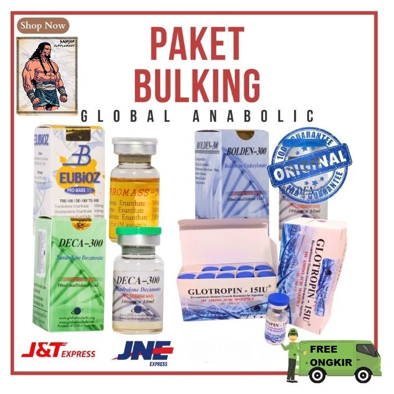 Jual Paket bulking extreme komplit Promass eubioz mix tren testo