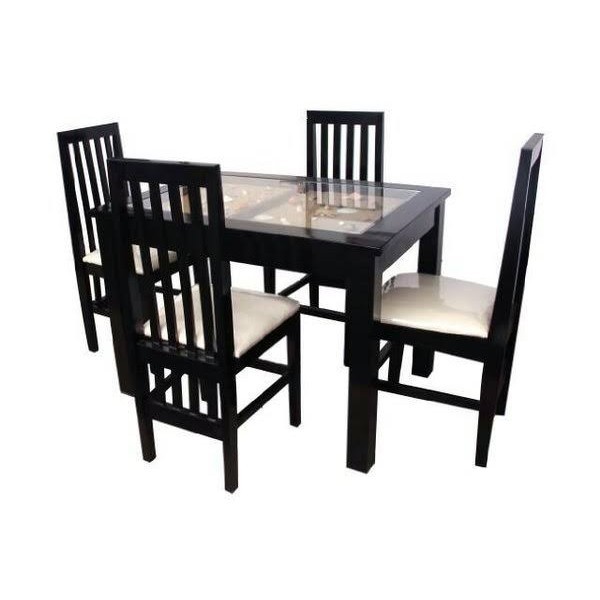 Jual Meja Makan Kerang + 4 Kursi Type balelo | Shopee Indonesia
