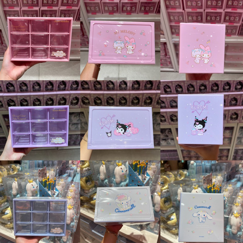Jual Miniso x Sanrio‼️ Drawer Storage Cabinet 9 Susun Sanrio My Melody ...