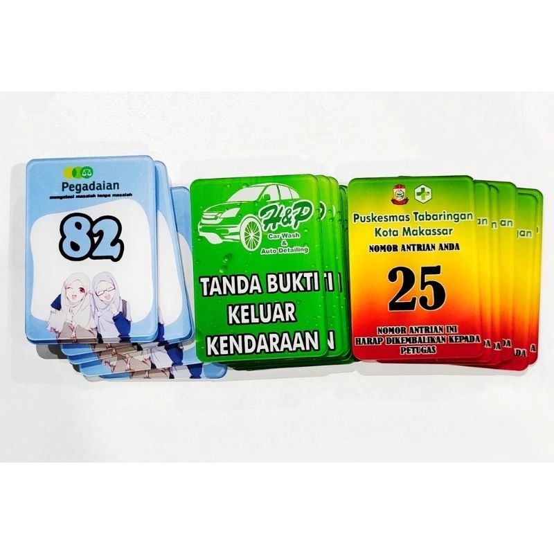Jual Nomor Antrian Klinikpuskesmasrumah Sakit Bahan Akrilik Custom Logo Shopee Indonesia 1192