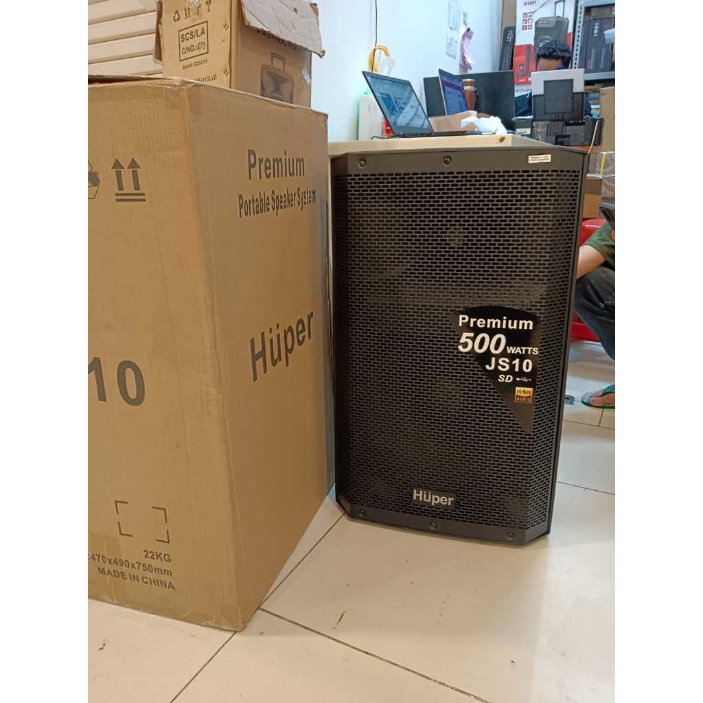 Jual Speaker Aktif Huper Js10 Js 10 Original 15 Inchi 500 Watt Us