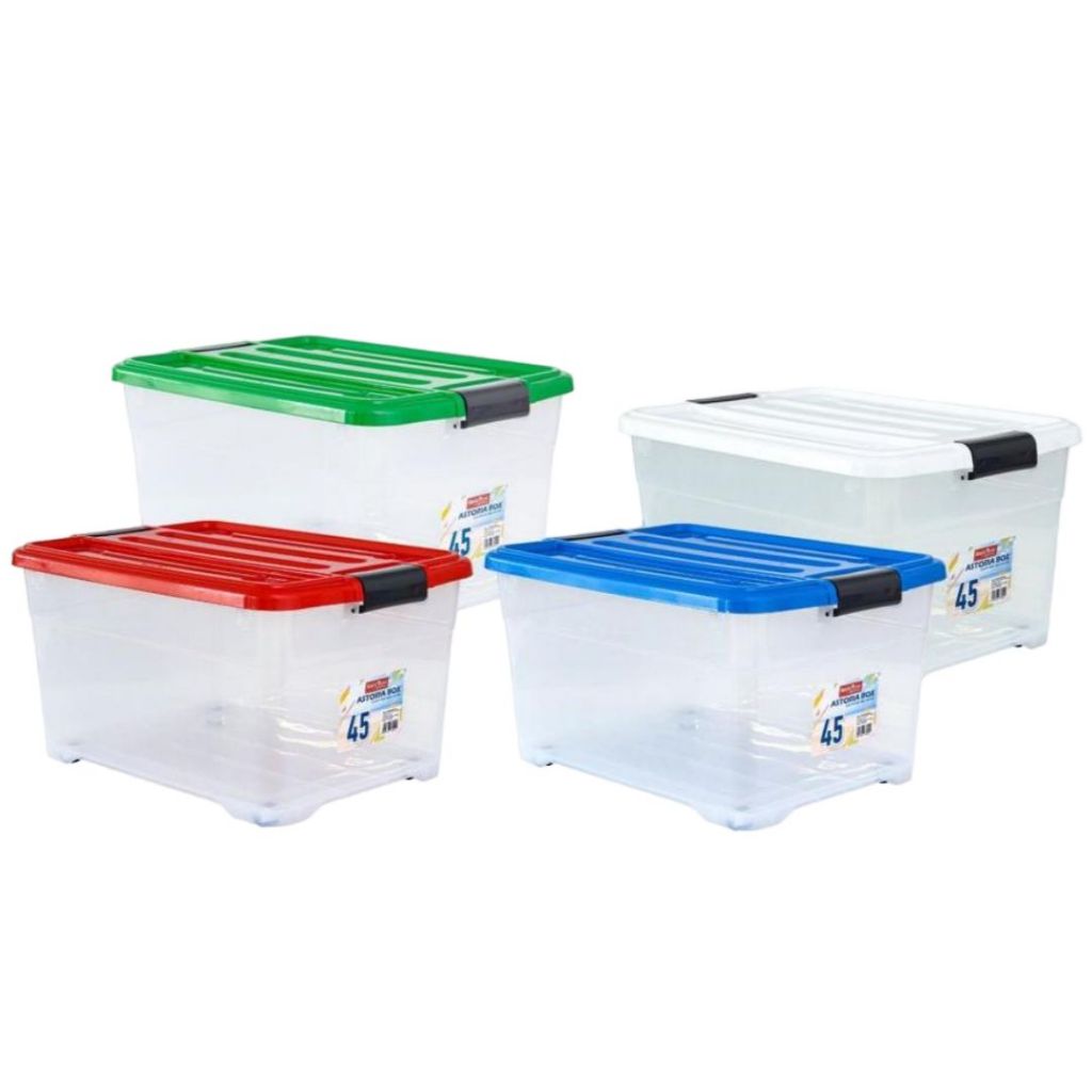 Jual BasicHome By LionStar CB 45 Liter Container Box Astoria Kotak CB45 ...