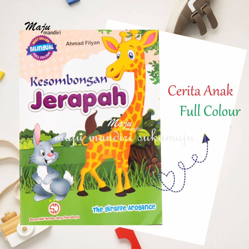 Jual Buku Dongeng Cerita Binatang Anak Bergambar 2 Bahasa TK SD 2 - 3 ...