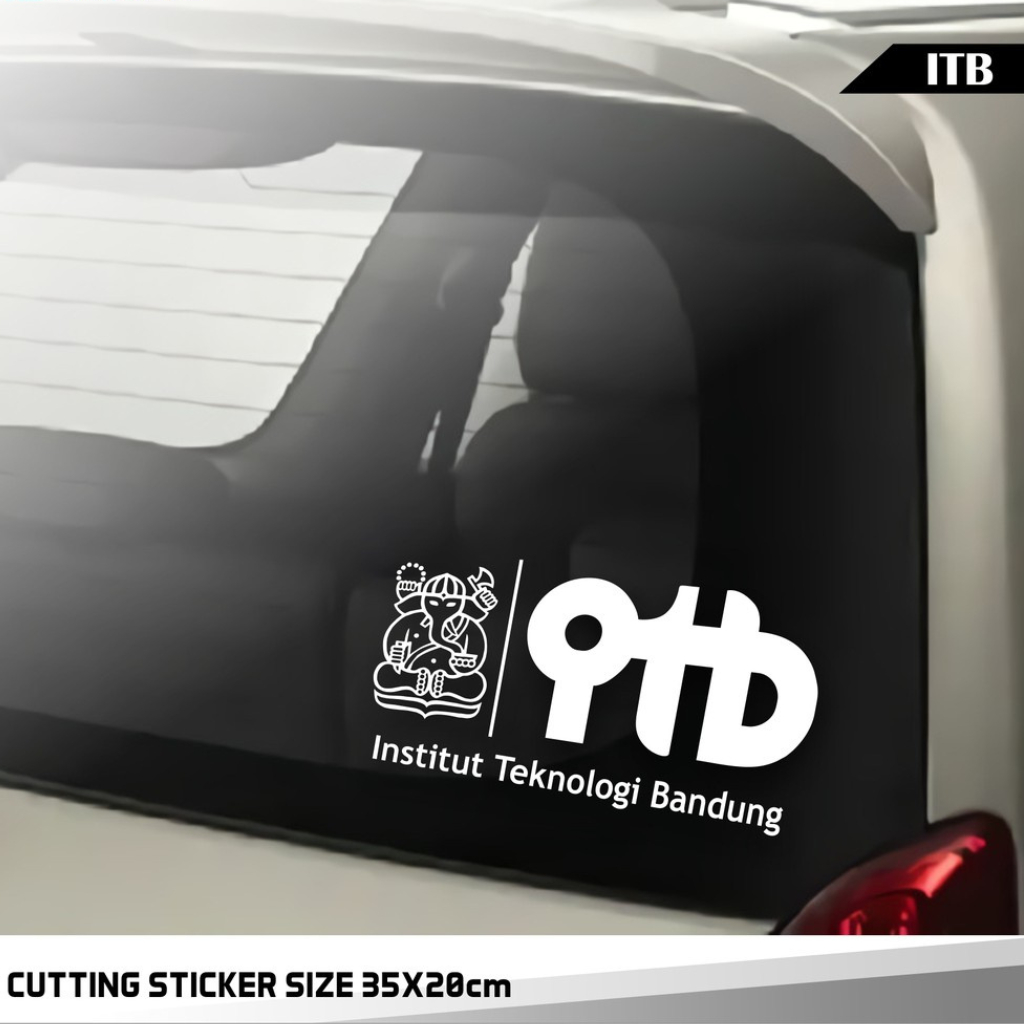 Jual Stiker Cutting Kaca Mobil Itb Institut Teknologi Bandung Shopee Indonesia