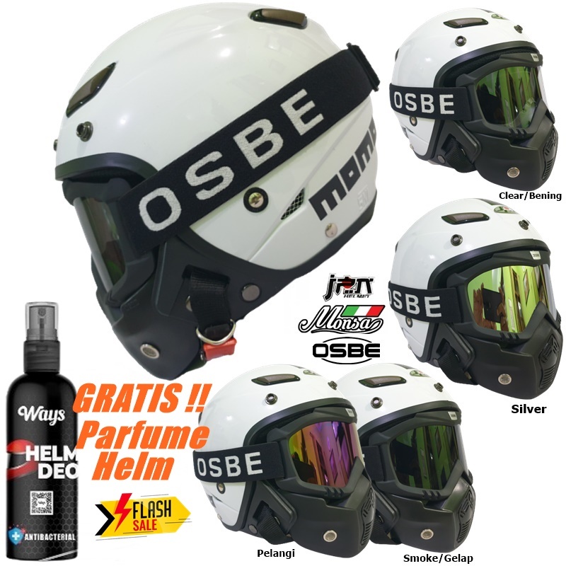Jual Helm Retro Klasik Jap Style Shark Raw JPN MOMO Vintage Kacamata ...