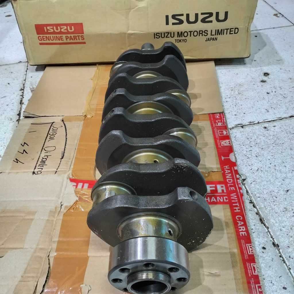 Jual GRANK CRANK SHAFT KER KRUK AS ISUZU ELF NHR NKR NLR 55 EURO 2 ...