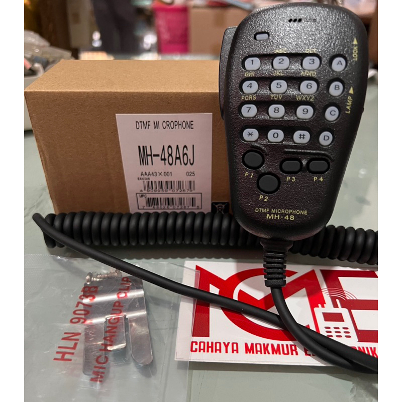 Cavo Microfono Ricambio A 6 Pin Per Yaesu MH-48 MH-36 MH-42 – In ABS Nero, Compatibile Con FT-7800 FT-8800 FT-8900 E Molti Altri