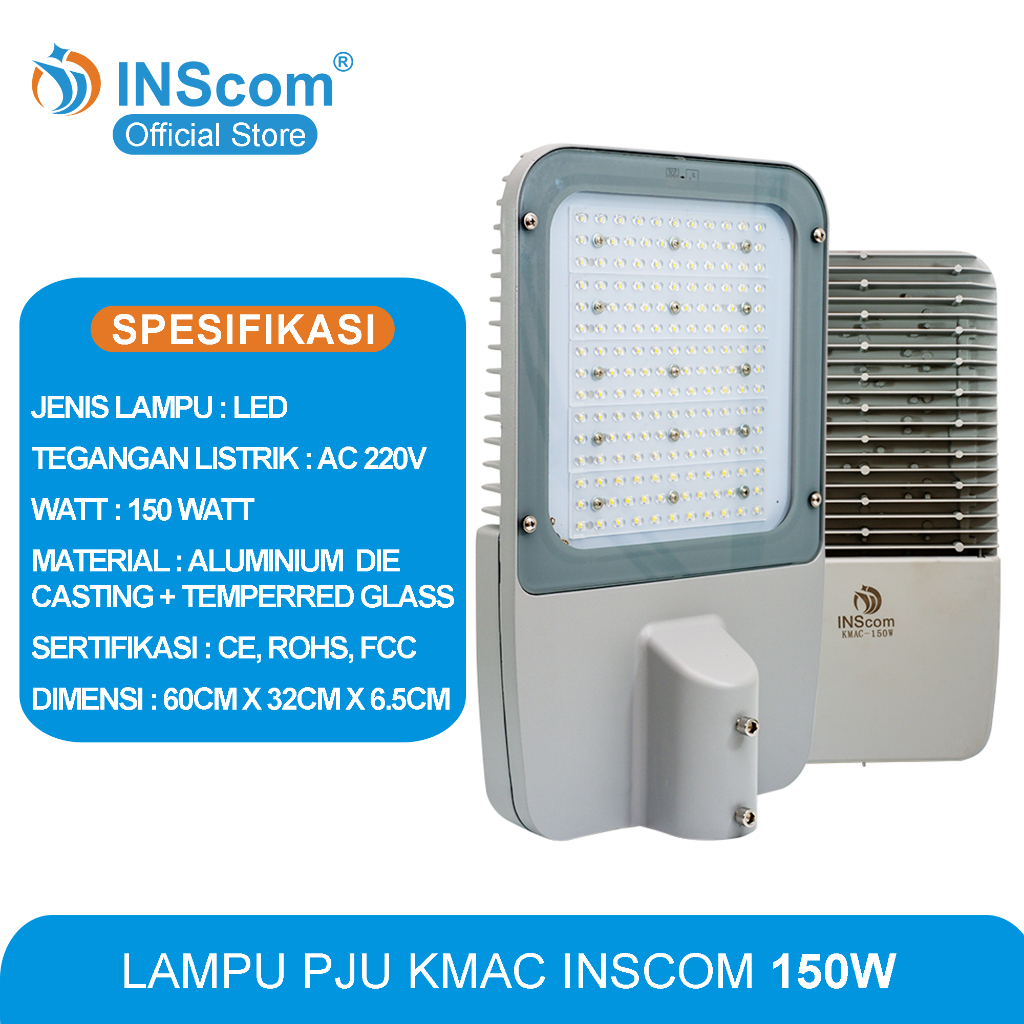 Jual LAMPU JALAN KMAC 150 WATT / PJU SOLAR CELL LED 150 W TENAGA SURYA ...