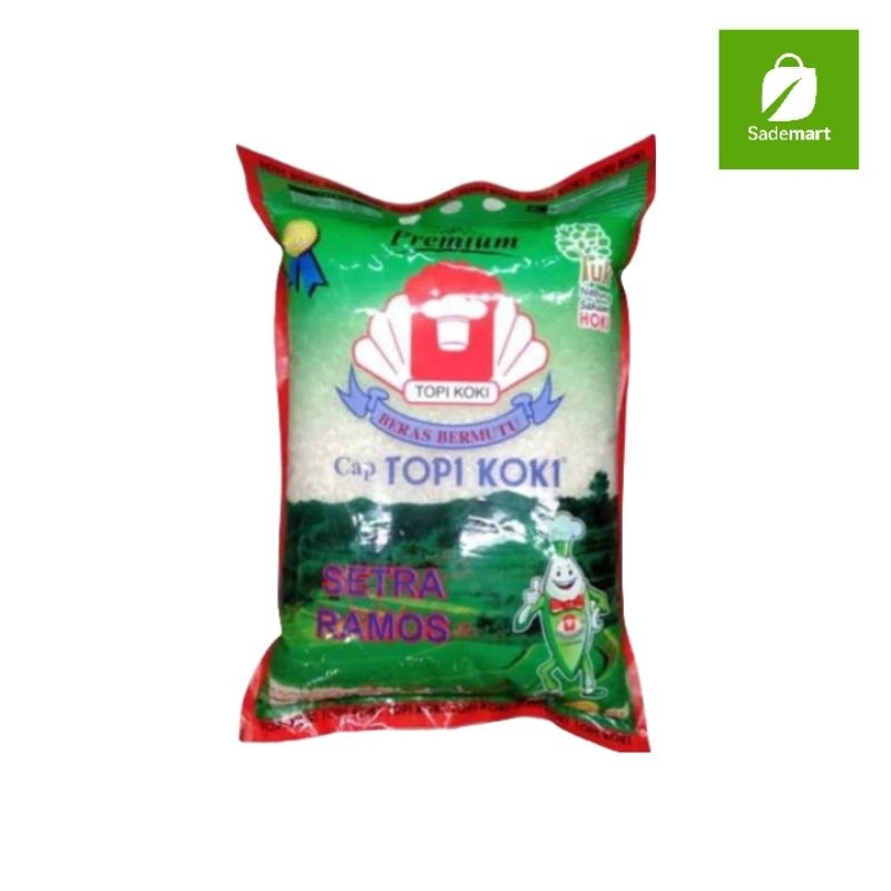 Jual BERAS CAP TOPI KOKI SETRA RAMOS 5KG | Shopee Indonesia