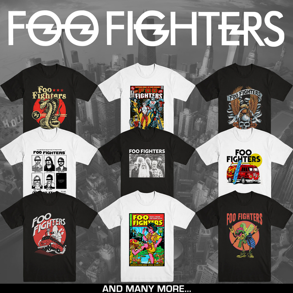 Jual FOO FIGHTERS TSHIRT BAND GRUNGE HARD ROCK MERCHANDISE Shopee Indonesia