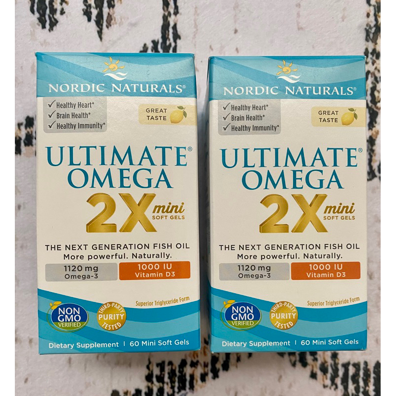 Jual Nordic Naturals Ultimate Omega 2x With Vitamin D3 Lemon 60 Mini ...