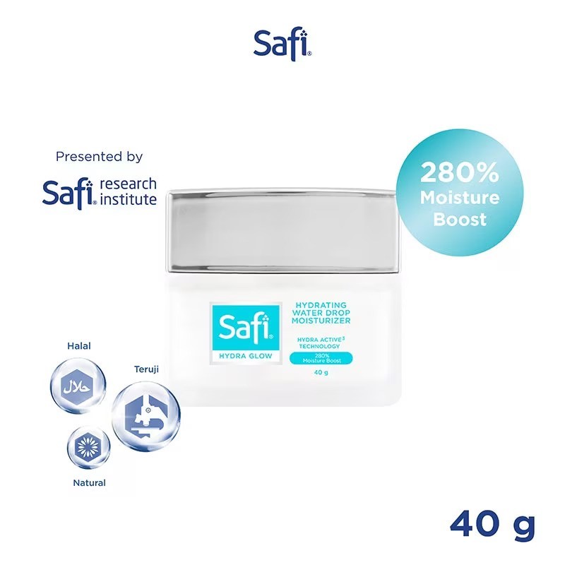 Jual Safi Hydra Glow Hydrating Water Drop Moisturizer 40gr - Pelembab ...
