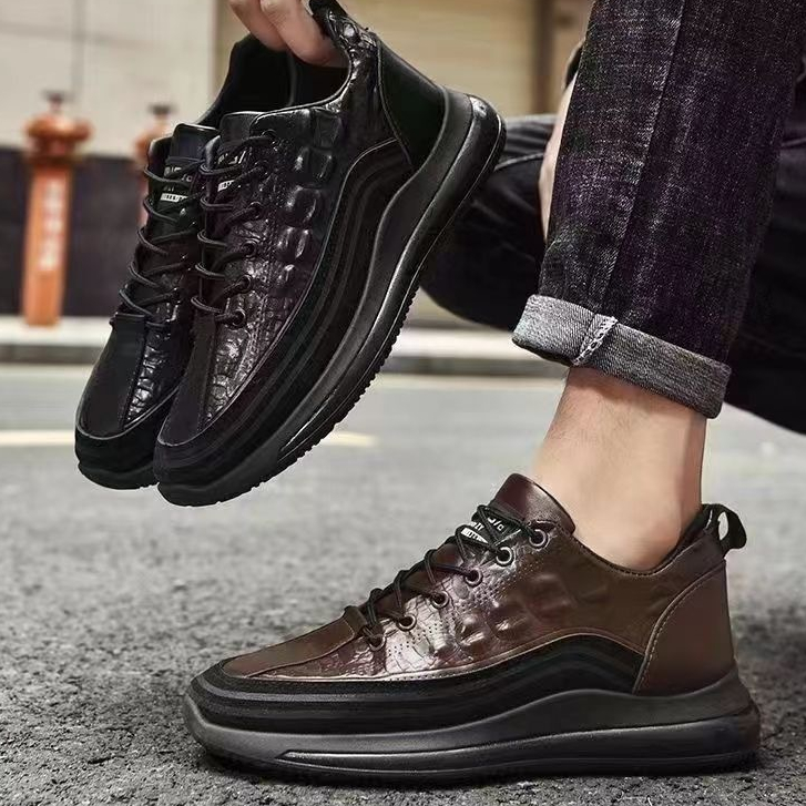 Jual Sepatu Kulit Pria Kasual - Sepatu Sneakers Pria Import Premium ...