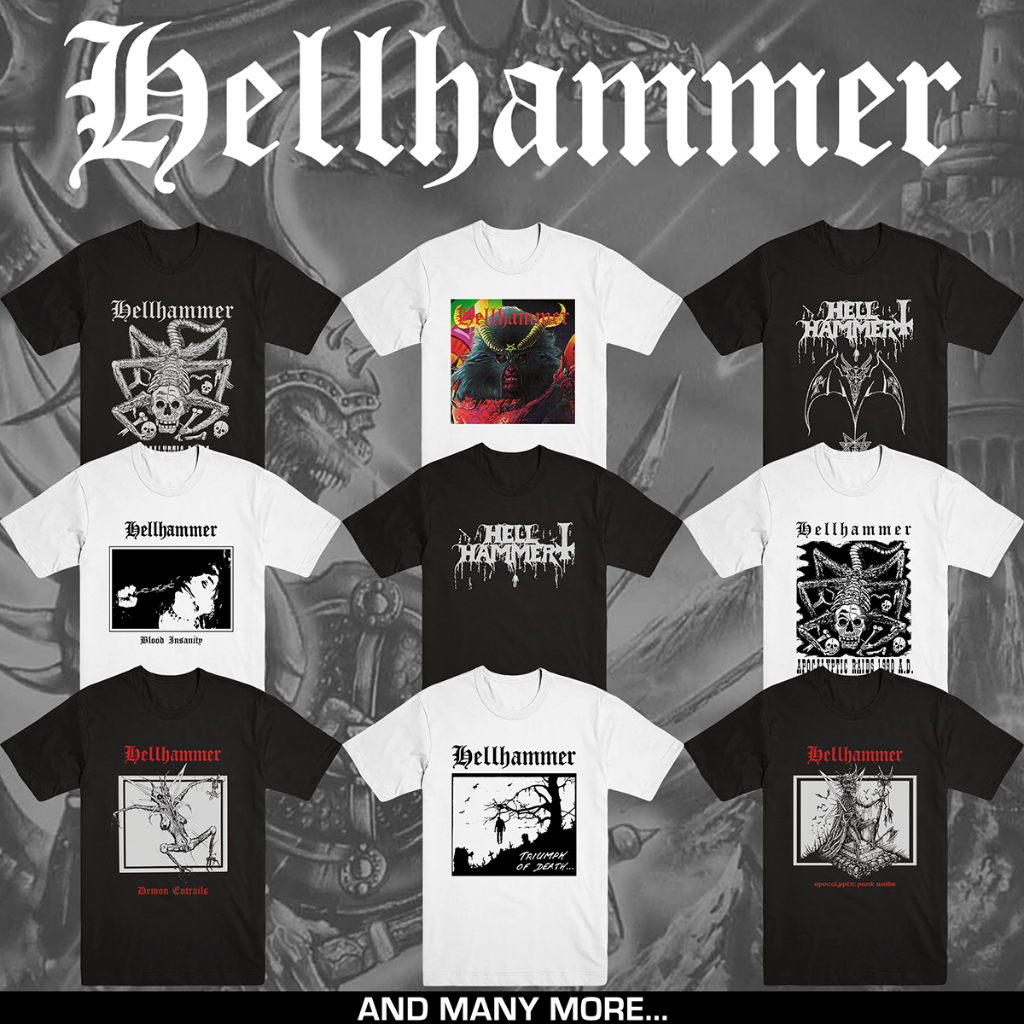 Jual HELLHAMMER | T-SHIRT BAND | BLACK METAL | MERCHANDISE | Shopee ...
