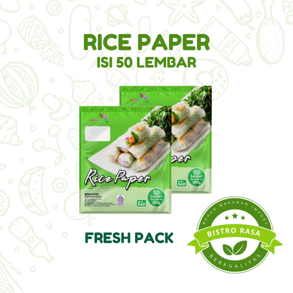 Jual Rice Paper isi 50 lembar Halal | Shopee Indonesia