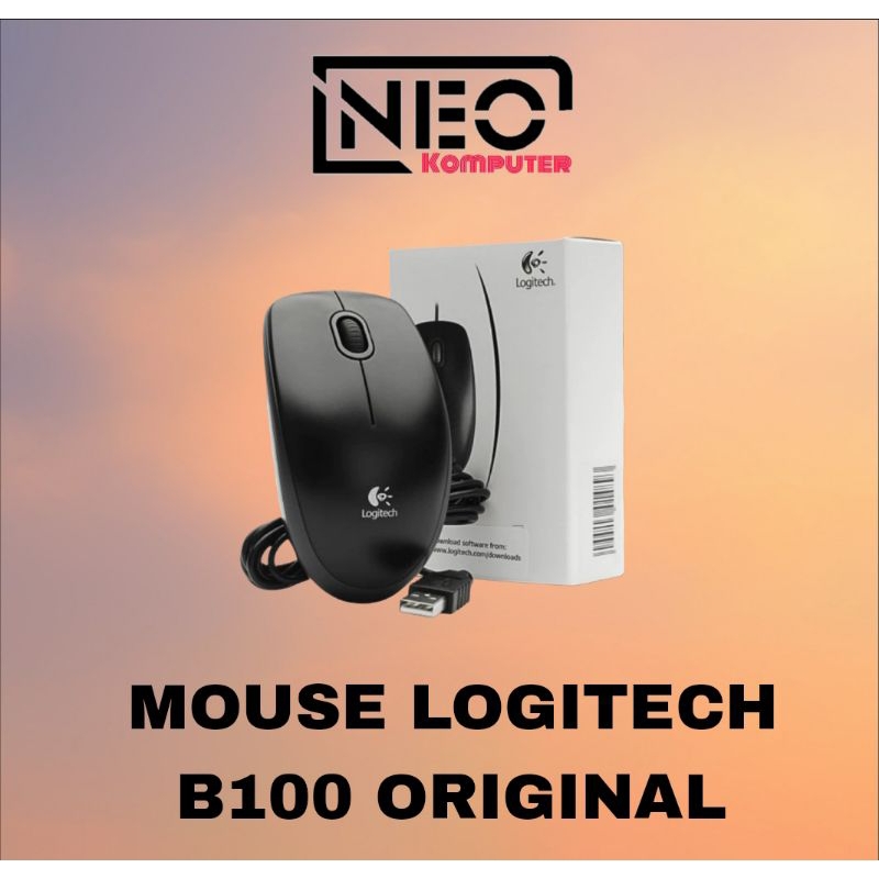 Jual MOUSE LOGITECH B100 ORIGINAL | Shopee Indonesia
