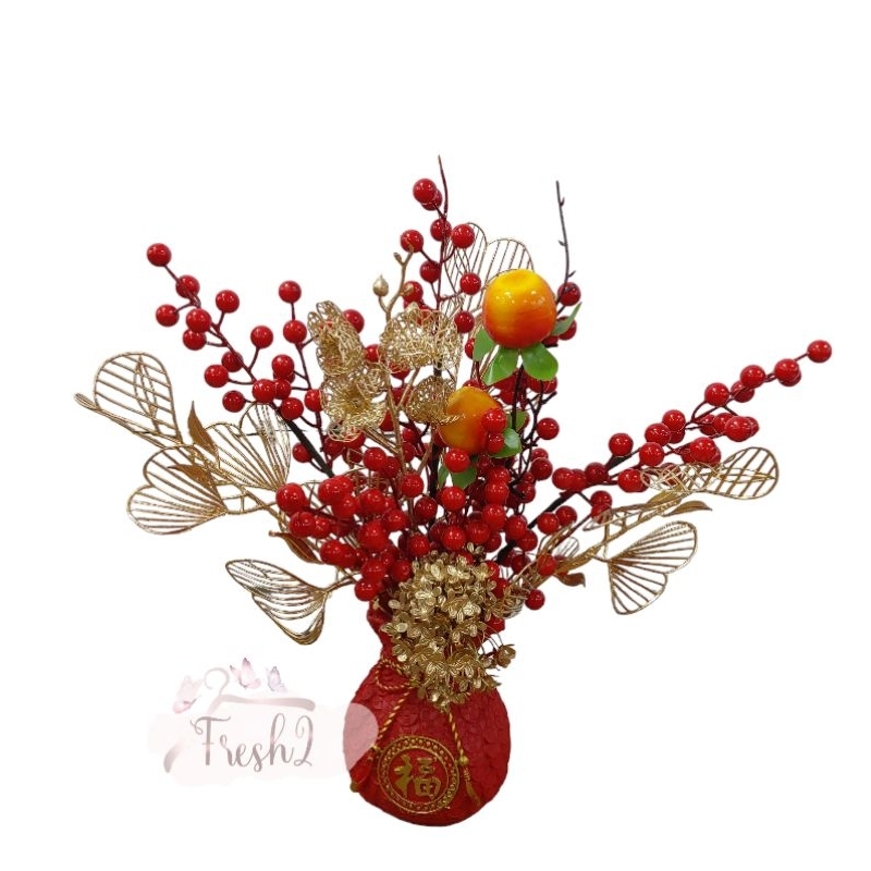 Jual BUNGA IMLEK merah # bunga sakura imlek # sakura pink | Shopee