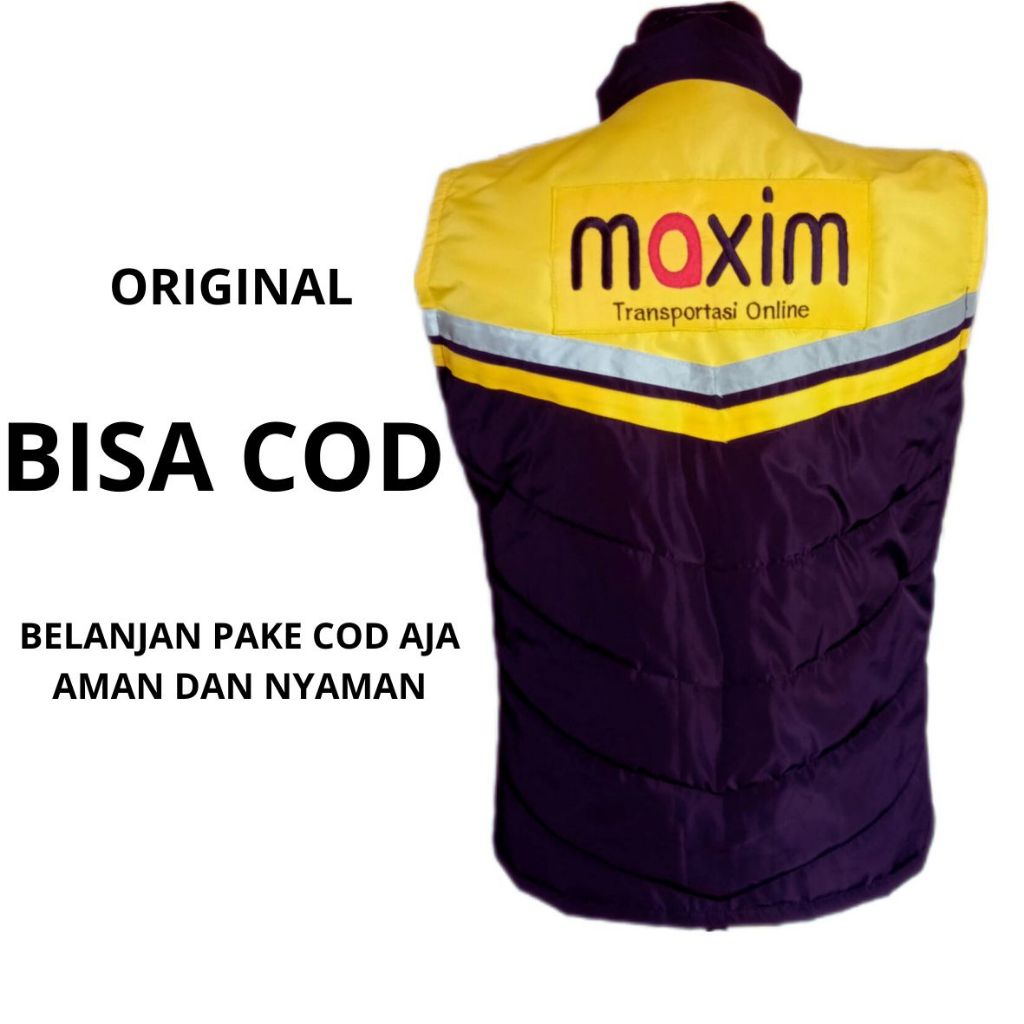Jual ROMPI DRIVER MAXIM PRIA WANITA TERBARU / ROMPI M@XIM DOMINAN HITAM ...