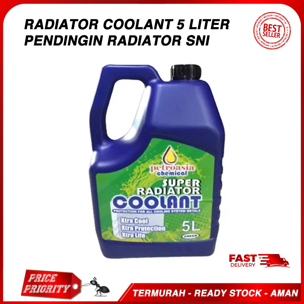 Jual Laris Air Raditor Mobil 5 LITER Anti Karat / Radiator Coolant ...
