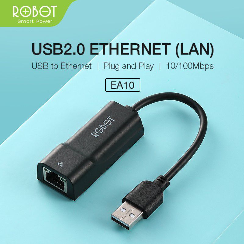Jual ROBOT EA10 Adapter USB to Ethernet LAN Converter USB 2.0 10 ...