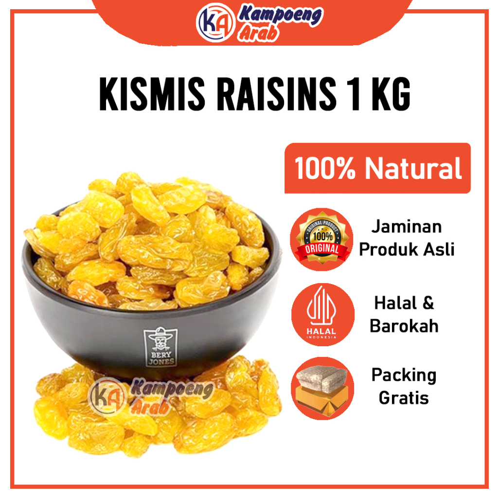 Jual Kismis Premium 1kg Asam Manis Mutiara Raisins Rasa Asam Manis Enak ...