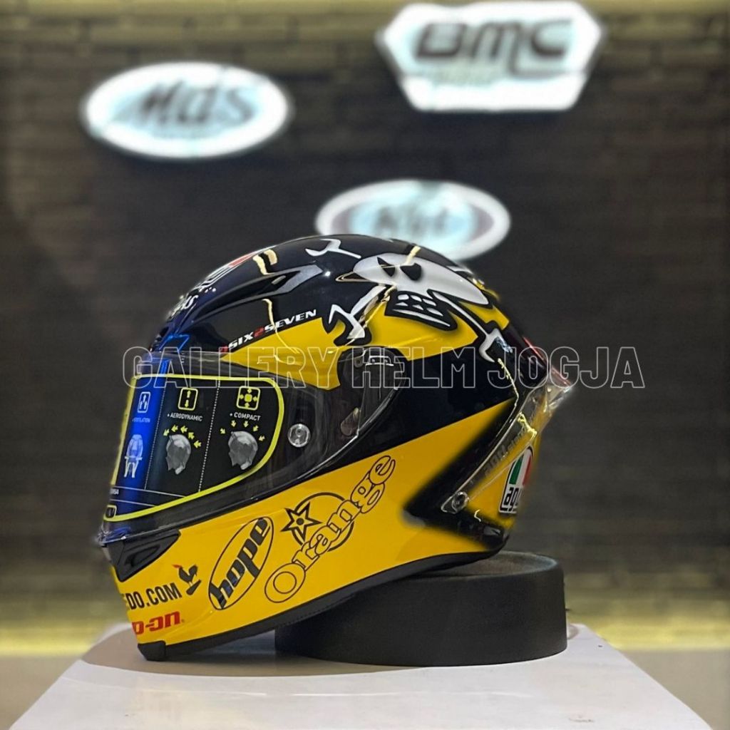 AGV CORSA GAY MARTIN コルサ ガイマーティン 黒黄 AGV CORSA GAY MARTIN コルサ ガイマーティン 黒黄